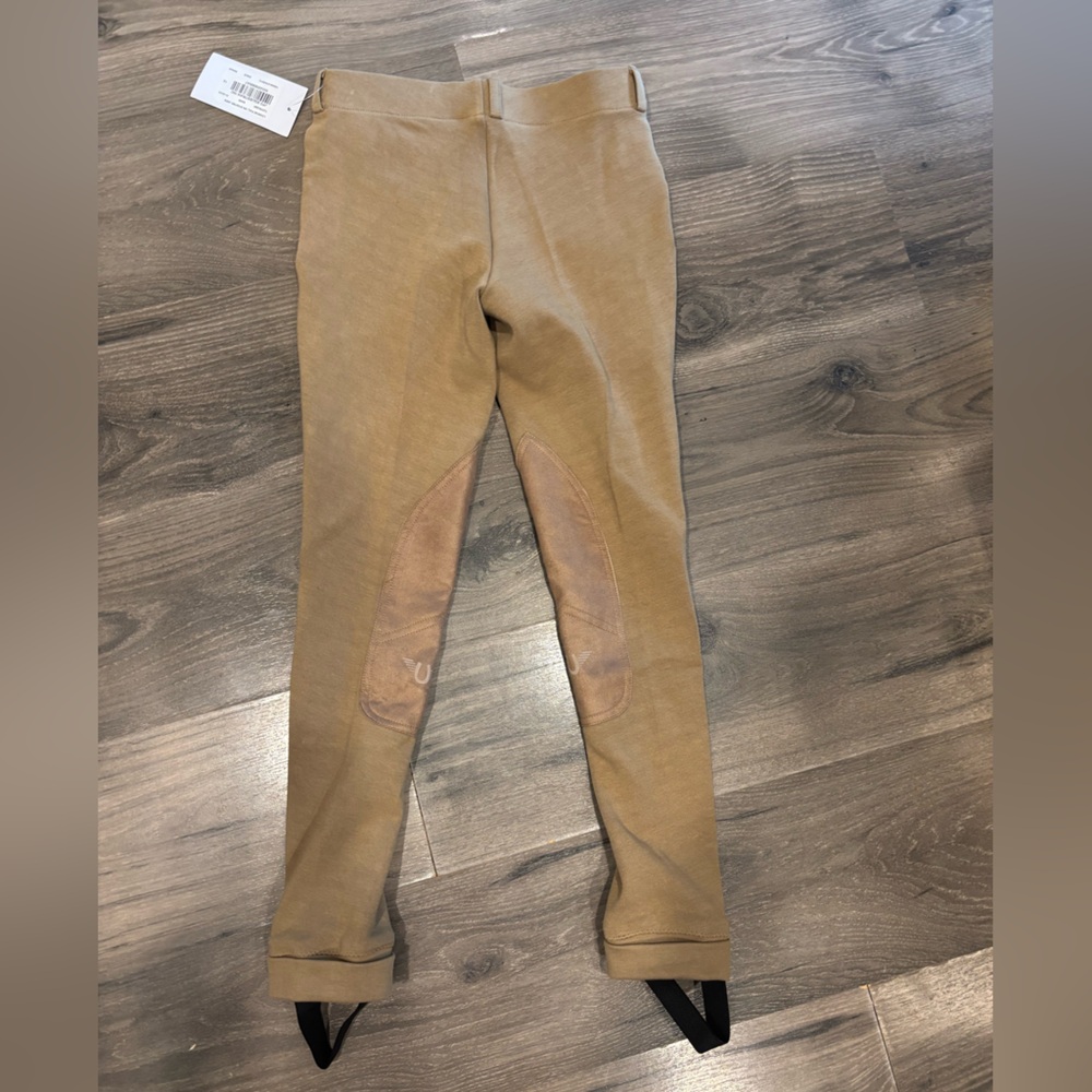 Tuff Rider Tan Kids Riding Pants Size 12 - Picture 4 of 4